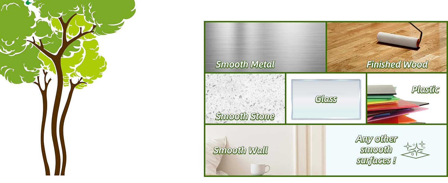 Cling to any smooth surface
