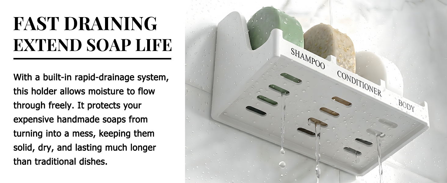 3-compartment soap holder 2