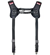 ztowoto Camera Shoulder Double Strap Harness Quick Release Adjustable Dual Camera Tether Strap wi...