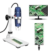 Jiusion HD 2MP USB Digital Microscope 40-1000X Portable Magnification Endoscope Camera with 8 LED...