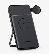 Marnana Magnetic Wireless Power Bank with Apple Watch Charger, 10000mAh Fast Charging Portable Ch...