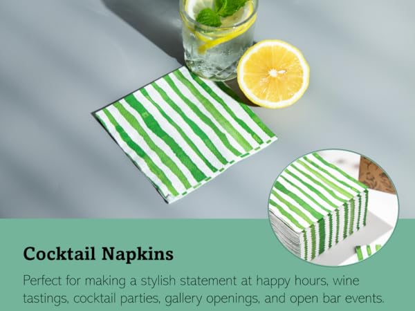 cocktail napkins