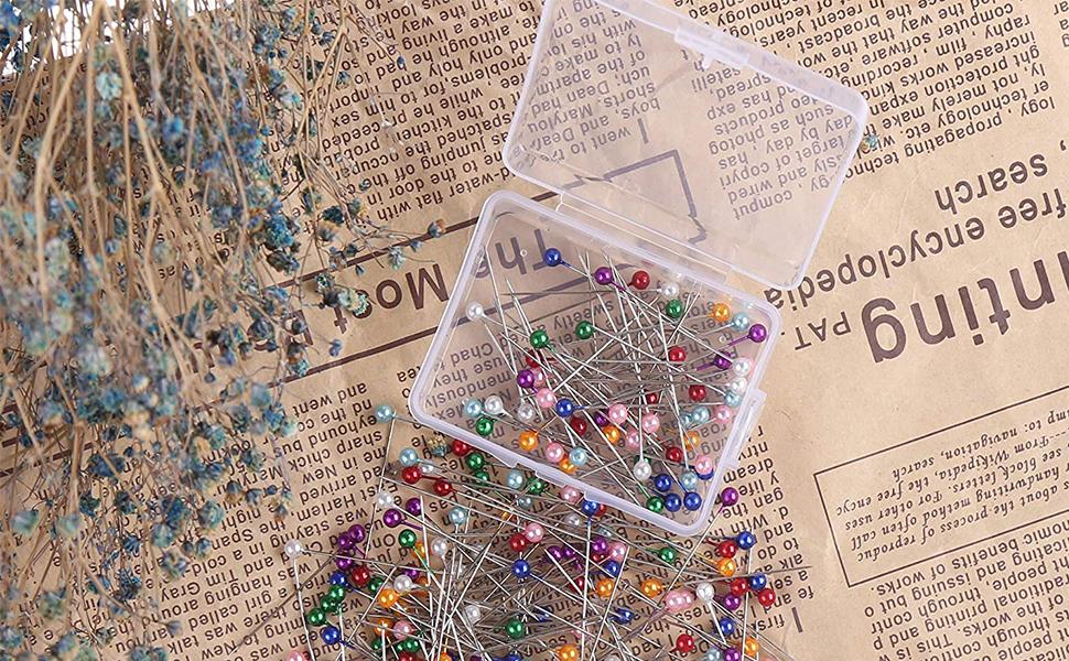 sewing pins sewing straight pins for cork board pushpins sewing pins with colored heads stick pins