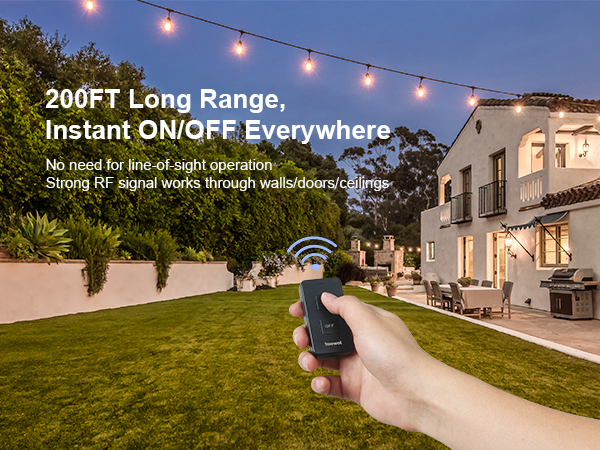 remote outlets with remote control
