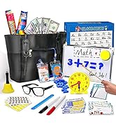 Alritz Pretend Play Teacher Set Classroom Learning Education Includes Reusable White Board Bell C...