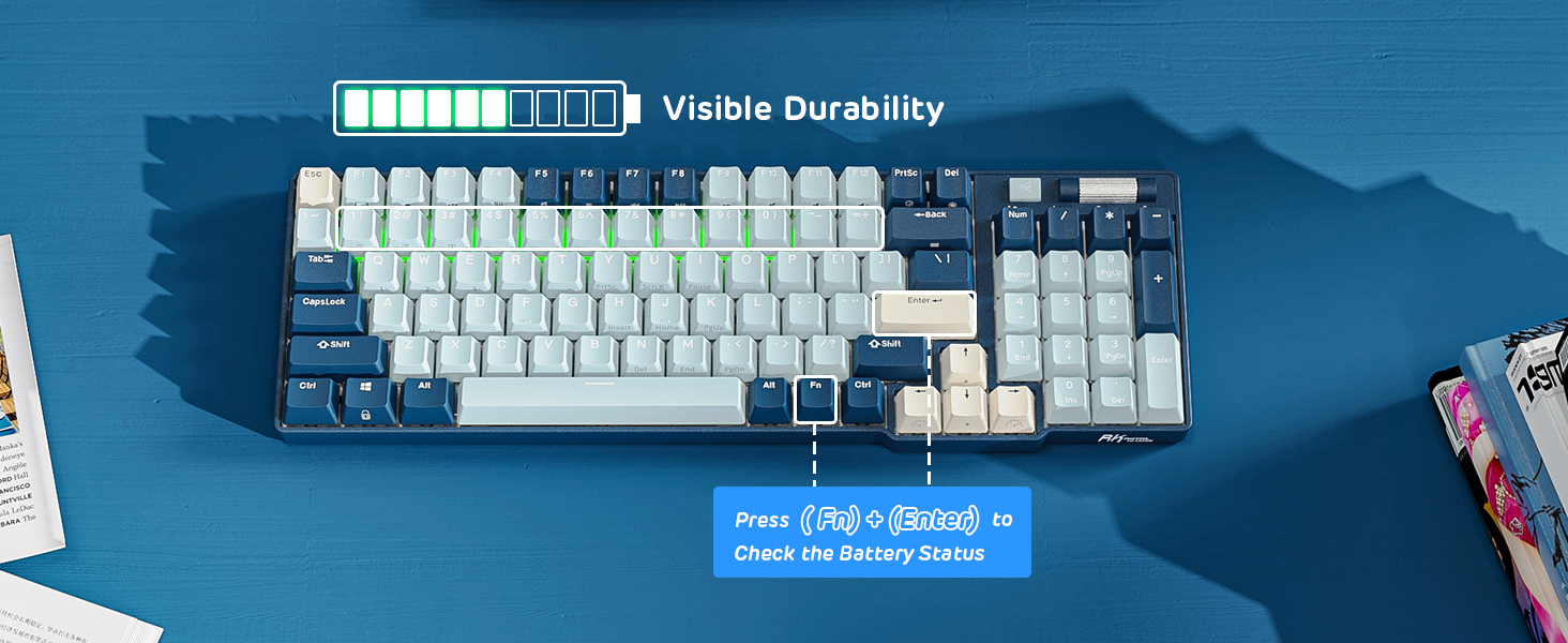 Bluetooth 2.4G mechanical wireless wired BT gaming TKL small portable 80% 65% 60% 70% 60 percent