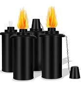 Torch Replacement Canisters, Bamboo Lantern Refillable Torches, Decorative Torch Canister Replace...
