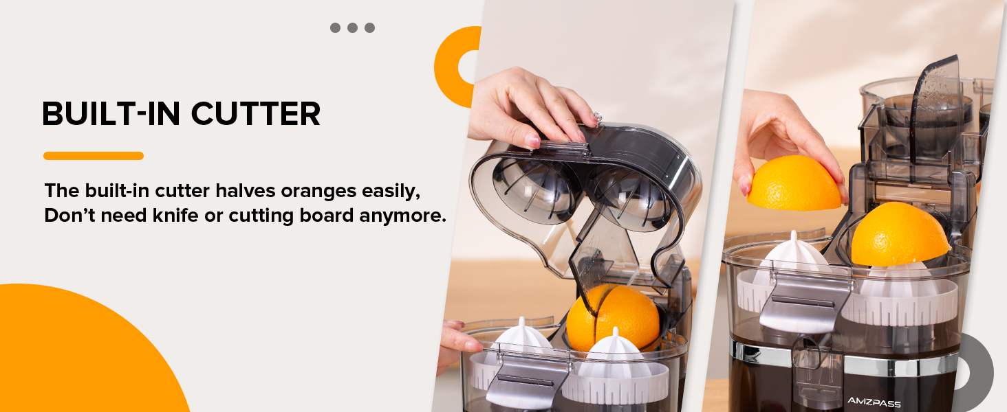 built-in cutter