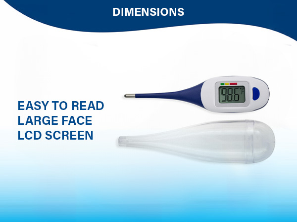 Apex Large Face Fast Read Thermometer