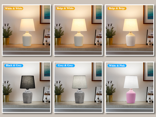 bedroom lamps set of 2 for reading living room beside lamp available 6 colors