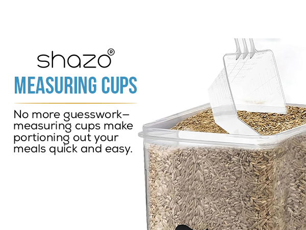 sugar flour container set for counter, large food containers with lids, canisters with airtight