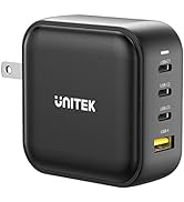 Unitek 100W USB C Wall Charger, 4-Port GaN II PD Type C Power Adapter Compatible with MacBook Pro...