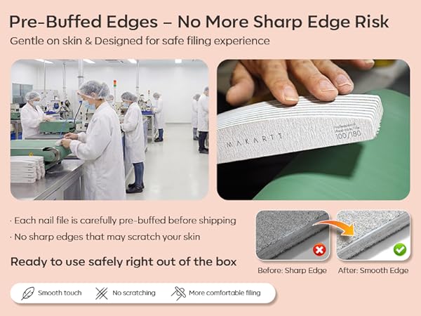 Pre-Buffed Nail File