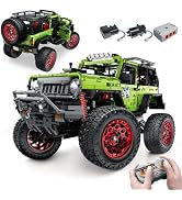 OWNONE 1 Remote Control Jeep Wrange 4x4 Building Kits, 1:6 Technique Motorized Off Road Pickup Se...