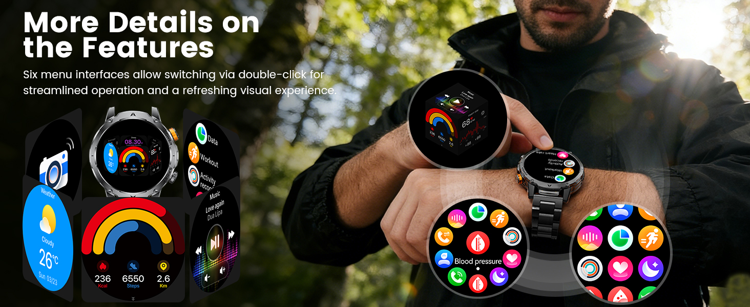 tactical smart watches for men mens smart watches military watches for men tactical
