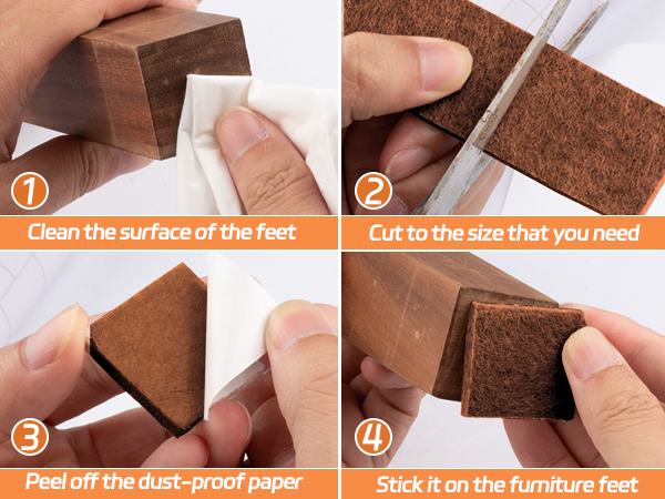 Felt Furniture Pads for Hardwood Floors Heavy Duty Felt Sheets