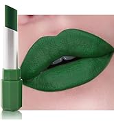HHLTOH Sea Green Matte Lipstick - Pigmented Lip Crayon & Face Paint Stick for Women Everyday Hall...