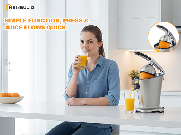 NEWBULIG Electric Citrus Juicer