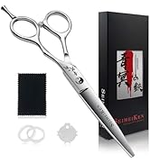 Hair Cutting Scissors Professional - 6” Japanese 440C Stainless Steel Hair Cutting Shears - Hairc...