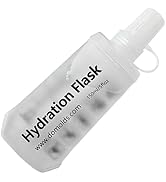CXWLJL 150ml Soft Flask Collapsible Water Bottle Running Soft Flask Reservoir Handheld Folding Hy...