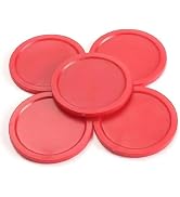 5Pcs Air Hockey Table Pucks, 2-inch, 50mm, for Arcade Tables, Convenient and Attractive Air Hocke...