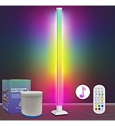 SUPERNIGHT LED Floor Lamp Lights, Corner Lamp RGB 16 Million Colors with Remote Contorl, Multicol...