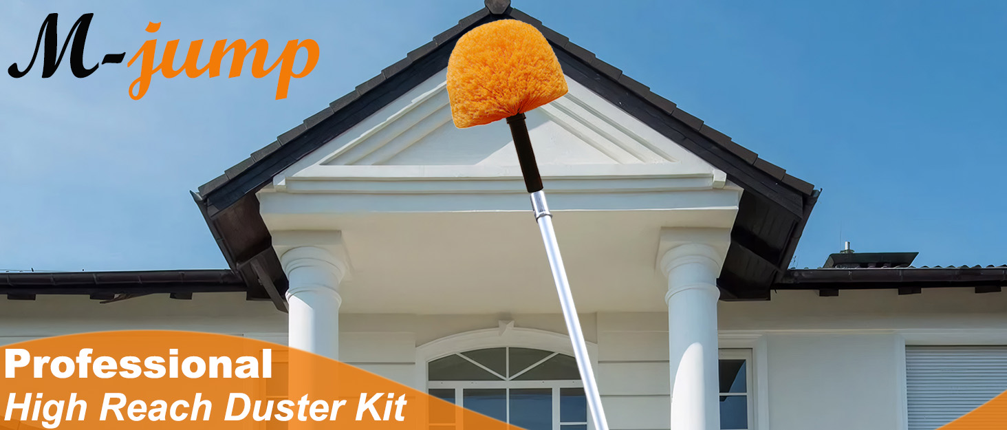 20+ Feet High Reach Duster Kit with 3-13ft Extension Pole