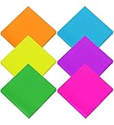 Resinta 120 Pieces Cocktail Napkin Paper Napkins 2 Ply Party Supplies, 6 Colors