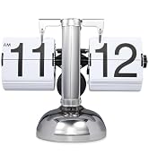 Flip Clock Vintage Desk Clock Retro Flip Down Clock,Flip Digital Clock,Mechanical Clock,Auto Flip...