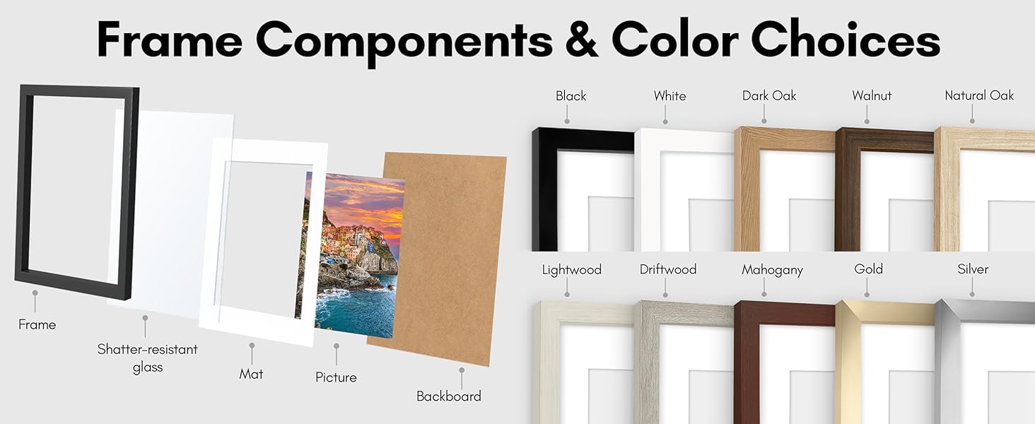 Frame Components and Color Choices