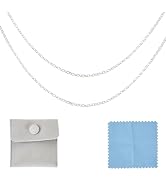 Pandahall 1M 925 Sterling Silver Cable Chains Bracelet Necklace Jewelry Chains 2x1.5x0.2mm Solder...