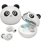 Instiwitt Kids Wireless Earbuds Panda Bluetooth 5.1 Earbuds with Noise Reduction & Cute Charging ...