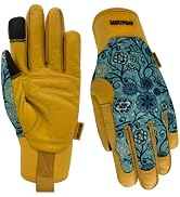 MSUPSAV Thorn Proof&Puncture Resistant Gardening Gloves with Grip,Garden Gloves for Women, Leathe...