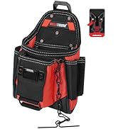MELOTOUGH Small Electrician Tool Pouch Nail Screw Work Pocuh Tool Belt Pouch with Belt Clip Attac...