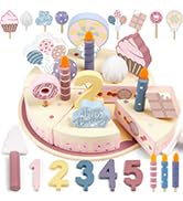 Wooden Birthday Party Cake