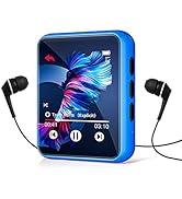 MP3 Player 32GB MP3 Player with Bluetooth 5.0 Portable HiFi Lossless Sound MP3 Music Player and F...