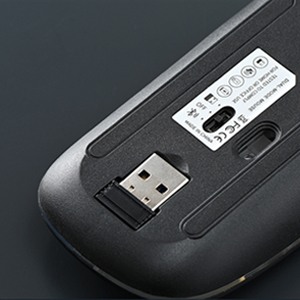 Wireless Keyboard and Mouse Combo with Phone Tablet Holder,