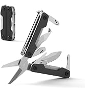 11-in-1 Mini EDC Multitool - Scissors, Pocket Knife, Keychain, Bottle Opener and Screwdriver, Sta...