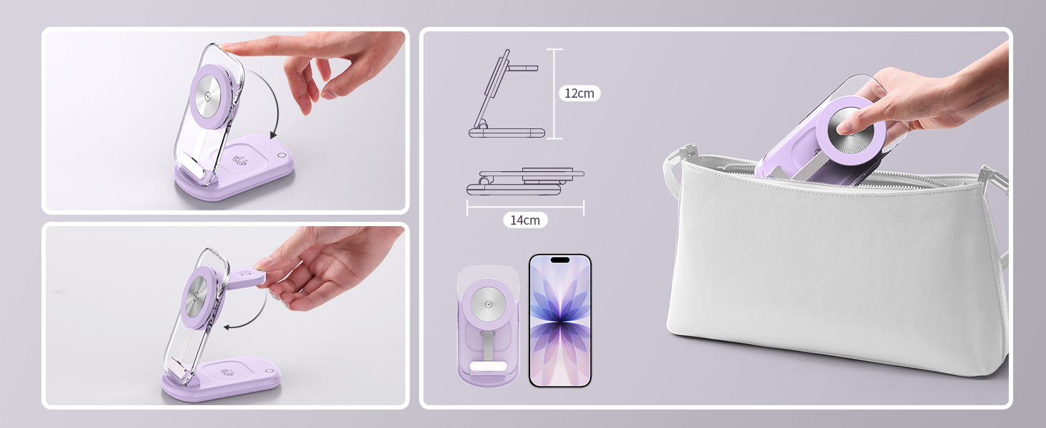 magnetic charging station