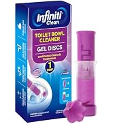 Infiniti Clean Toilet Bowl Cleaner Gel Stamps, Lavender Scent, 5-Pack (Total 45 Stamps, Up to 1-Y...