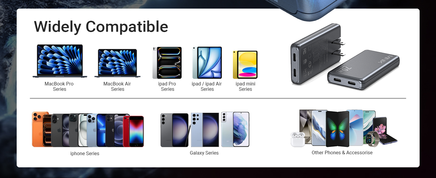 70w wall charger