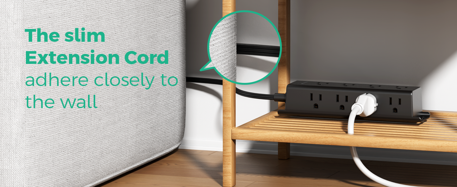 slim extension cord