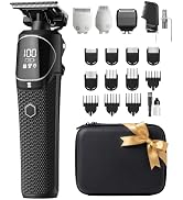 MANSPOT All-in-One Beard Trimmer for Men, Electric Shaver & Grooming Kit | Men's Electric Razor, ...