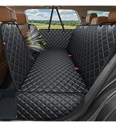 URPOWER 4 in 1 Dog Car Seat Cover for Back Seat, Waterproof Hammock | Mesh Window, Side Flaps, 60...