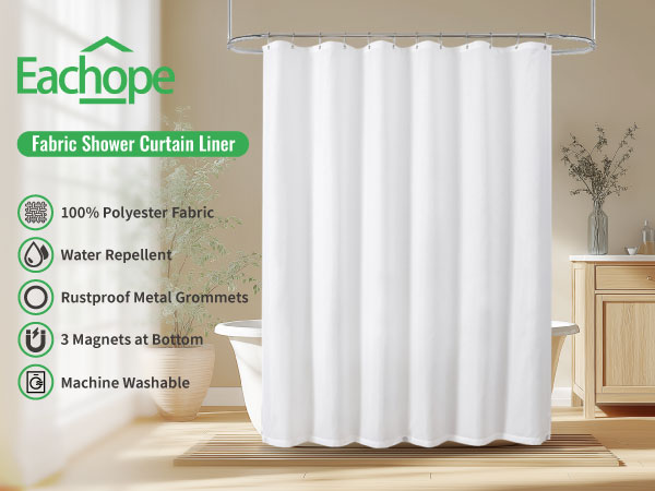 Fabric Shower Curtain Liner