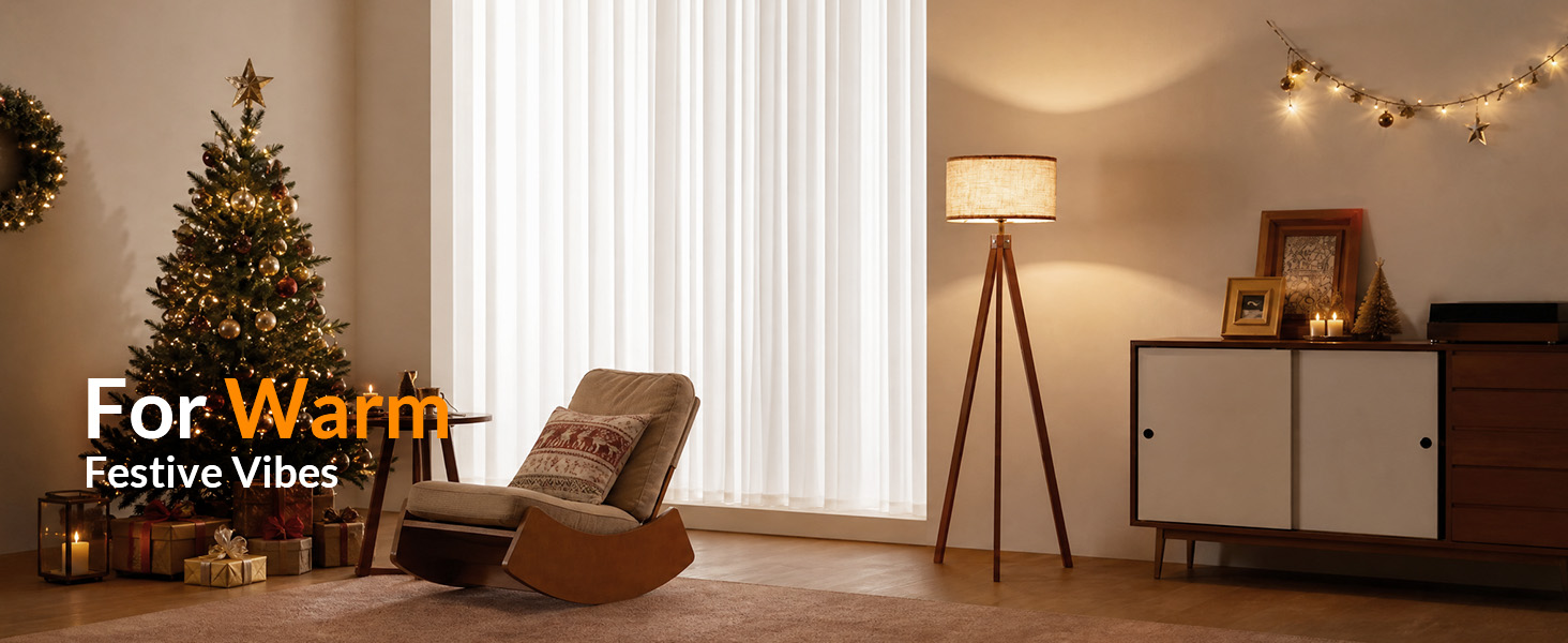 floor lamp for living room mid century standing lamp modern wood rustic for bedroom office dorm