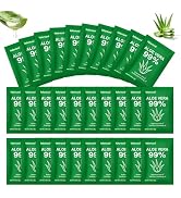 fafortune 0.28oz Travel Size Aloe Vera Gel Bulk,99% Pure Organic Aloe Vera for Face,Hair,Skin,Bod...