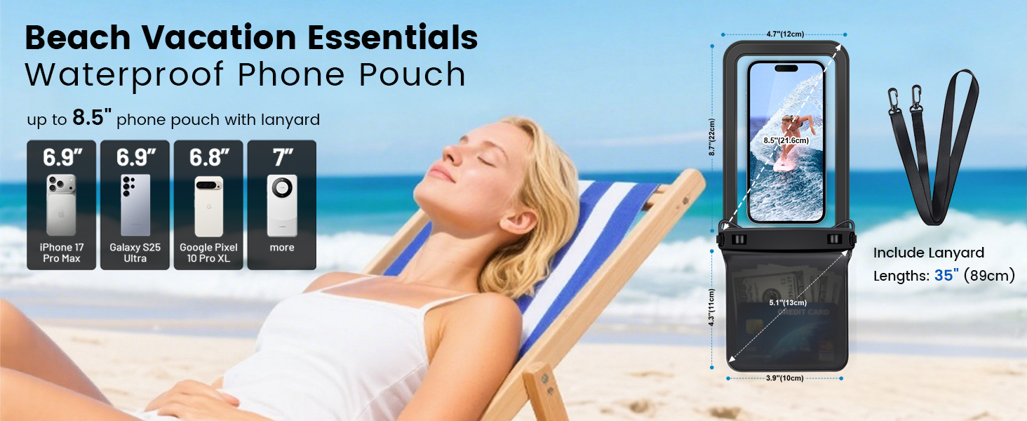 waterproof pouches for cell phones