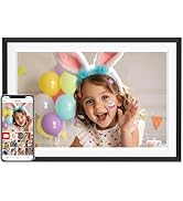 Frameo 10.1" WiFi Digital Picture Frame with 32GB Memory, 1280 x 800 IPS HD Touch Screen Electron...