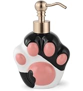 NEWHENGS Paw Shape Soap/Lotion/Hand Sanitizer Metal Pump Dispenser Funny Gifts, Refillable for Cu...